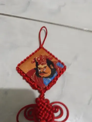 Enfeite chinês vermelho