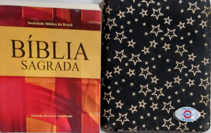 2 Bíblias Pequenas - Bíblia de Promessa e Bíblia Sagrada 