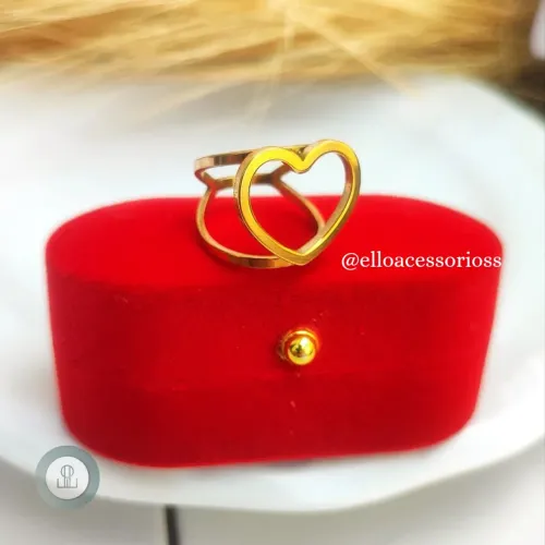 Anel Feminino Max Coração 