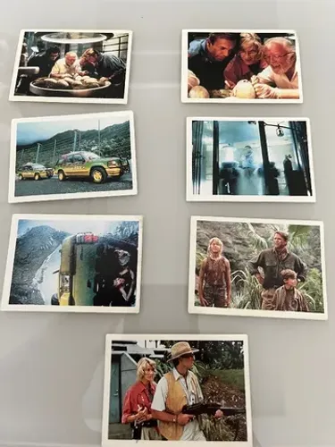 Figurinhas do Álbum Jurassic Park 1992