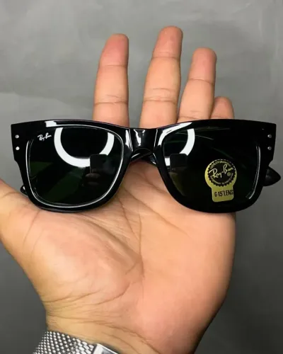 Óculos de sol Ray-Ban - Mega-wayfarer (all black)
