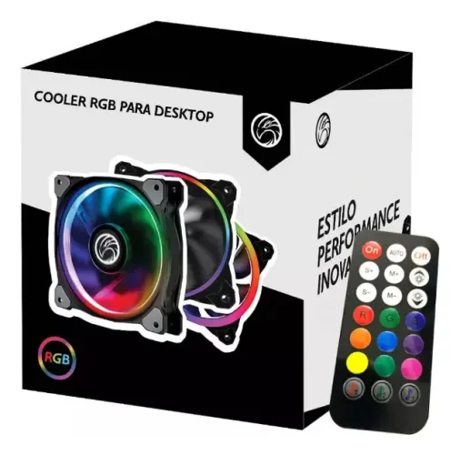 COOLER RGB PARA DESKTOP 3un 120MM Brasil PC