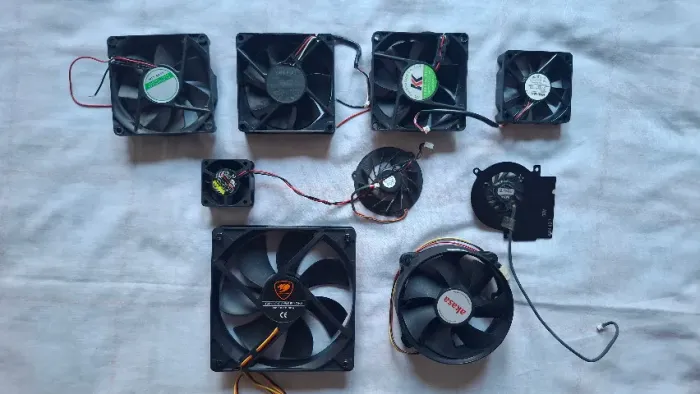 Coolers para computador/notebook, semi-novos, funcionando, a partir de 10,00