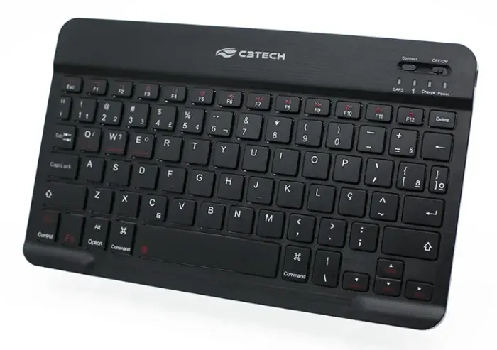MINI TECLADO BLUETOOTH C3TECH K-BT40BK RECARREGÁVEL