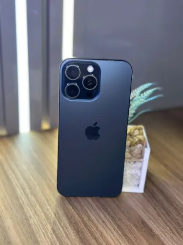 Iphone 15 pro max Azul Titanium 256GB 91% saúde da bateria Seminovo