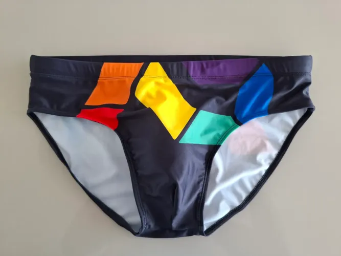 Sunga Slim ADDICTED Barcelona com Bojo removível G Preto semi nova