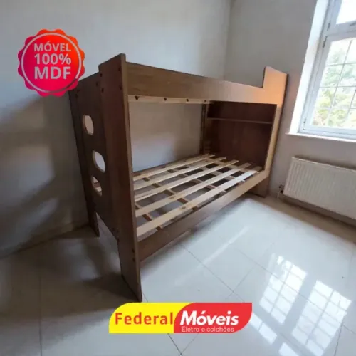 Beliche Solteiro em MDF TEMOS CREDIÁRIO