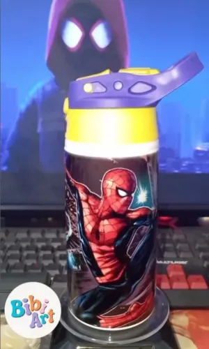 Squeeze personalizada infantil  - Homem-Aranha ou outros temas