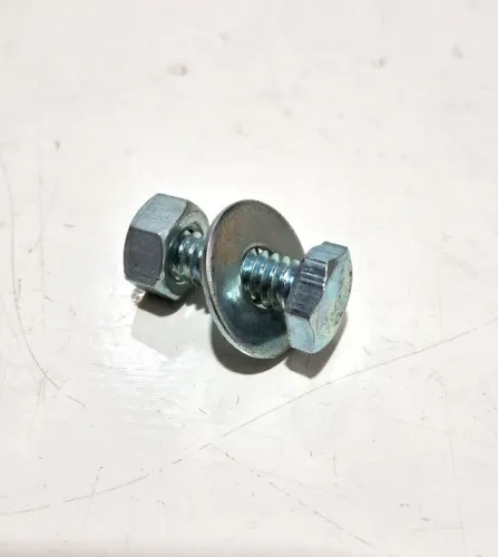 Kit 50 unid.-Parafuso Cabeça Sextavada 1/4x3/4 com porca e arruela-