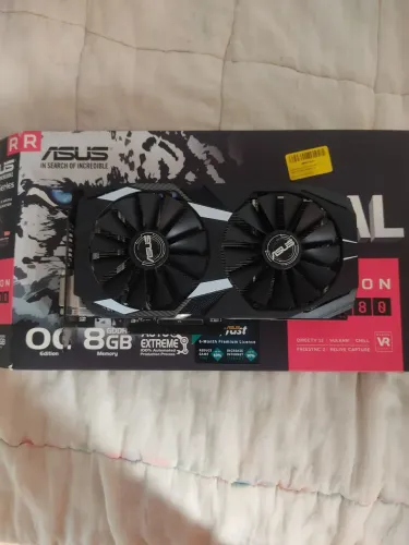 Placa de vídeo 580 de 8 gigas asus