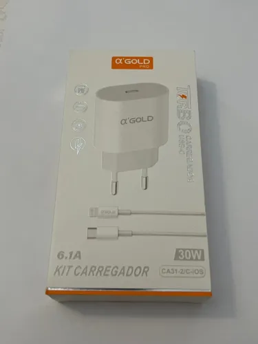 Carregador Turbo para iPhone - USB C/Lightning