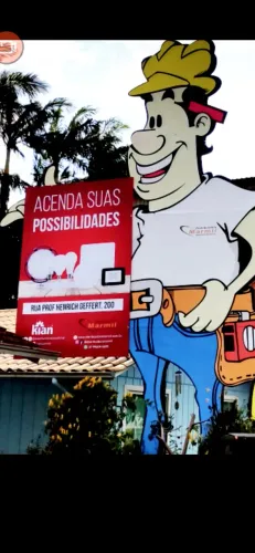 Esse Outdoor Placa Boneco medindo 10mt de altura x 6 mt que tal para sua empresa?