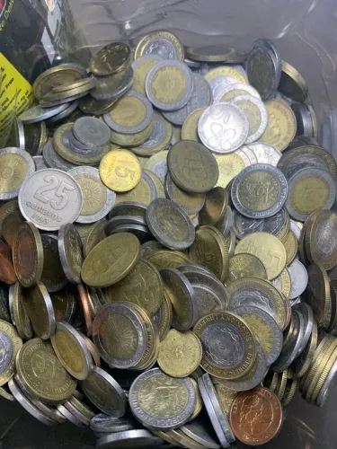 1kg de moedas argentinas para colecionar revender argentina