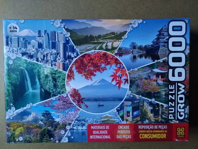 Quebra cabeça 6000 peças Paisagens do Japão 