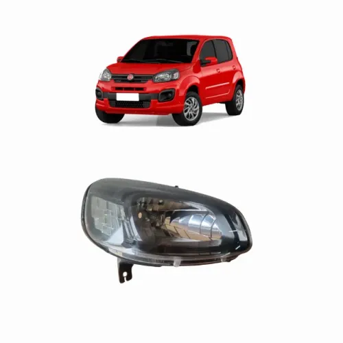 Farol LD Fiat Uno Way 2015/2021 Original Máscara Negra 