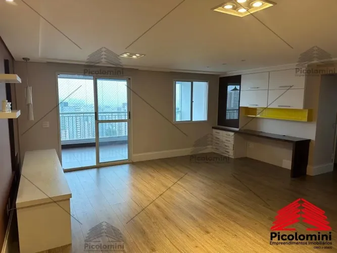 Apartamento à venda em Santo André, 115m² com varanda gourmet, armários planejados na cozi