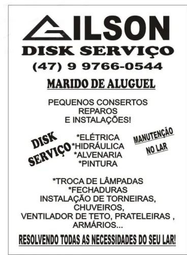 Marido de Aluguel disk Serviço eletrecista Encanador pintor montagem de móveis 