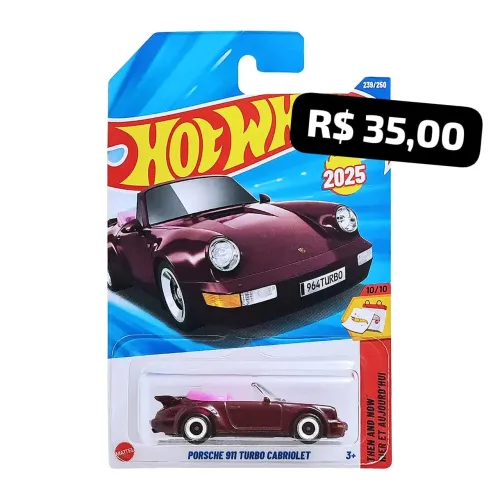 Hotwheels Porsche 911 Turbo Cabriolet