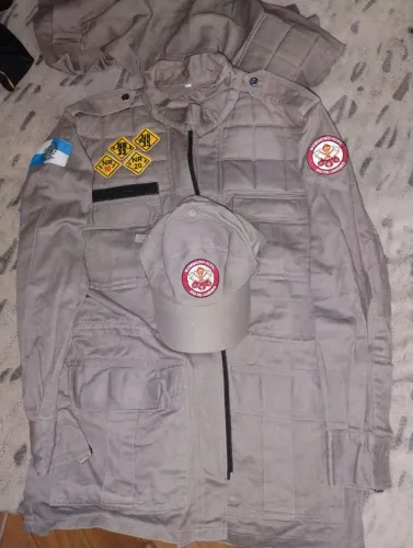Uniforme de bombeiro civil cinza do estado do Rio de janeiro  * contato 