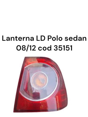 Lanterna LD Polo Sedan 08/12 - Código 35151