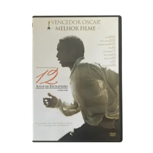 DVD 12 Anos de Escravidão Original - Físico