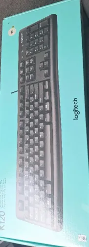 Teclado logitech com fio