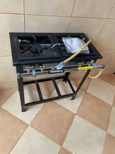 FOGÃO IND BAIXA PRESSÃO 2 BOCAS VENANCIO