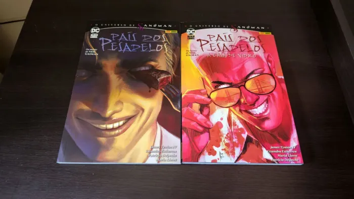 País dos Pesadelos 1 e 2 - Universo de Sandman - DC Black Label - HQ Panini