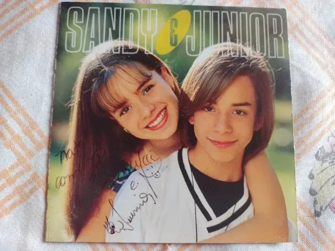 Sandy e Junior CD Sonho Azul Autografado + Promo das Pernambucanas