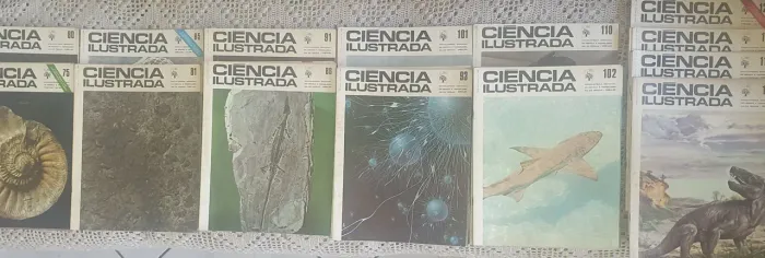 80 exemplares. Coleção Enciclopédia semanal- Ciência Ilustrada - Abril Cultural. Raridade