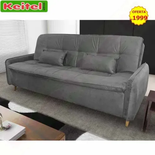 Sofá Cama Donna Cor Cinza