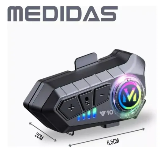 Headset fone de ouvido capacete V10 bluetooth