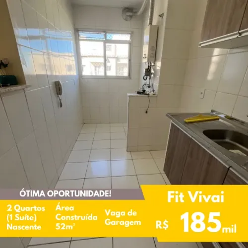 FIT - Venda - Fit Vivai - 2 Quartos (1 suíte) - Nascente - Planejados Cozinha