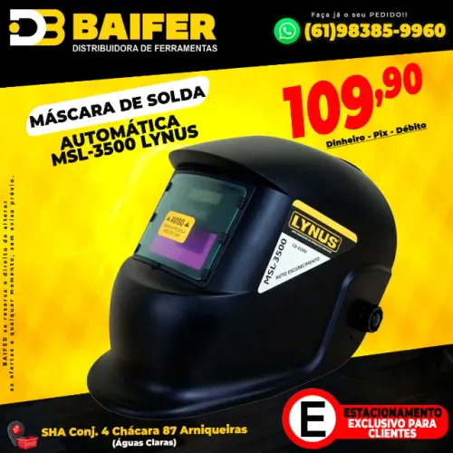 Máscara de Solda Automática MSL-3500 Lynus