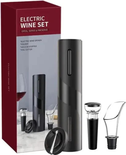 ABRIDOR DE VINHO SACA ROLHA ELÉTRICO 