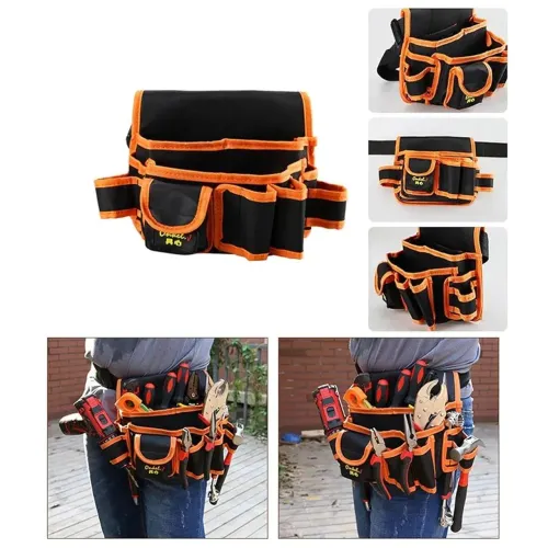 Cinto de Ferramentas Profissional com Múltiplos Bolsos
