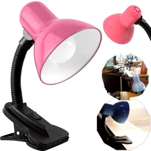 luminária de mesacom garra para manicure