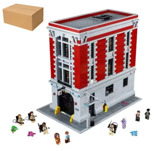 BLOCOS DE MONTAR FIREHOUSE HEADQUARTERS GHOSTBUSTERS CAÇA FANTASMAS 4634 PEÇAS MOD 75827