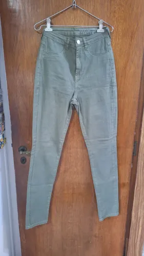 Calça Jeans Verde Militar Skinny Youcom