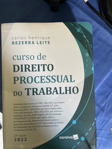 Livro: Curso de Direito Processual do Trabalho