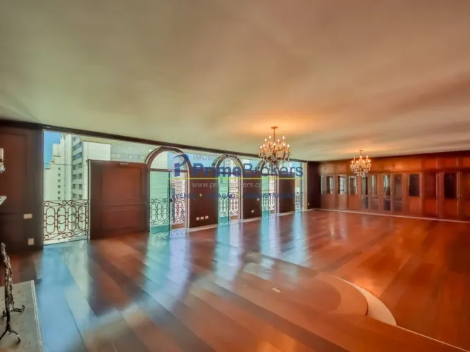 Apartamento, 394m² - 4 Dormitórios, 3 Suítes, 5 Vagas, Home Bar - Jardim Paulista