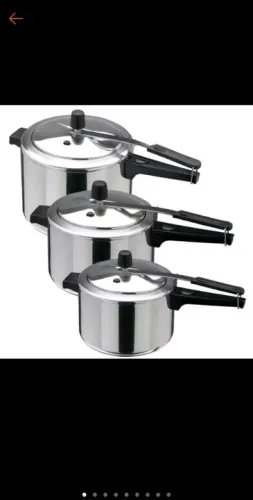 Kit 3 panelas de pressão 4,5l 7,0l 10l
