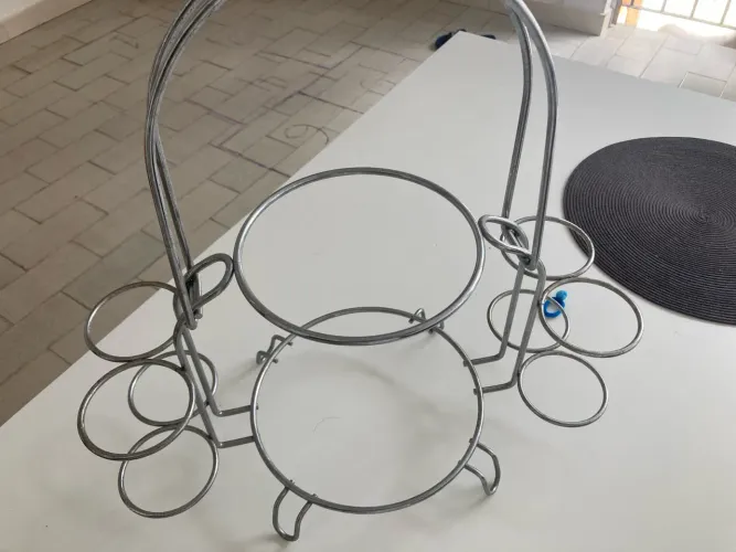 Suporte para prato e talheres