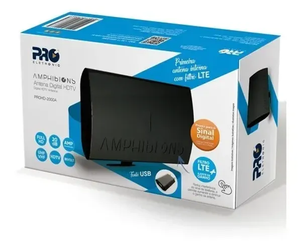 Antena Interna Amplificada hd