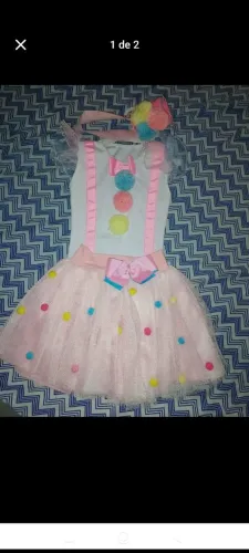 Roupinha de bebê circo rosa