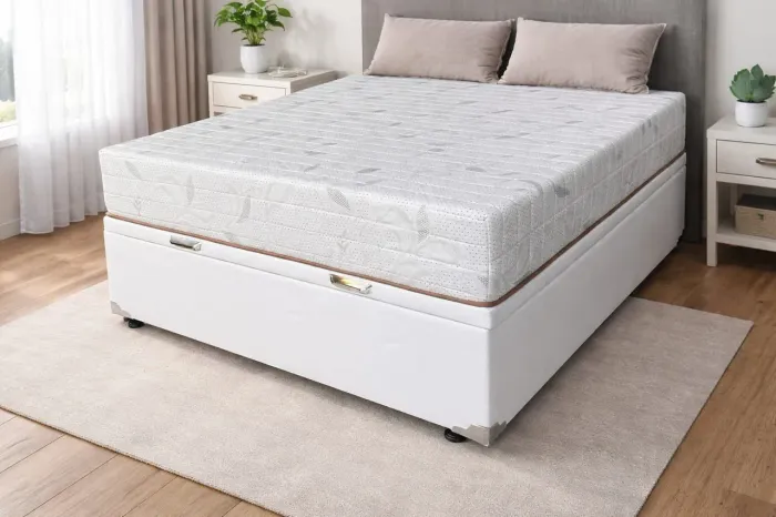 Cama Box Casal Elegance Baú D33 Todo de espuma - Pronta entrega!!!