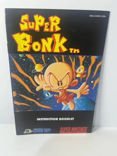 Manual Super Bonk - Super Nintendo