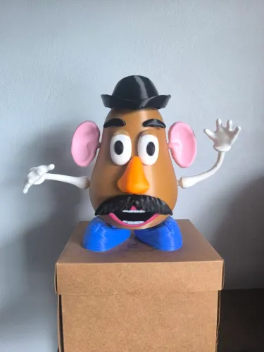 Sr Cabeça de batata 3D artesanal