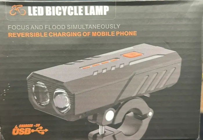 Farol reversível led bicycle lâmpada
