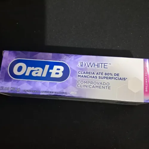 5 Unidades Oral-B Pasta de Dente 3D White